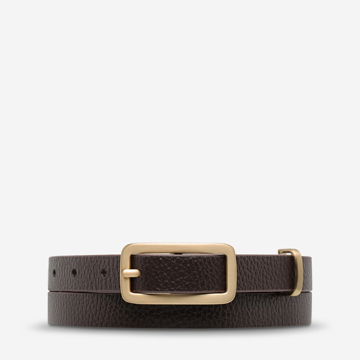 Muse Belt - Choc/Gold