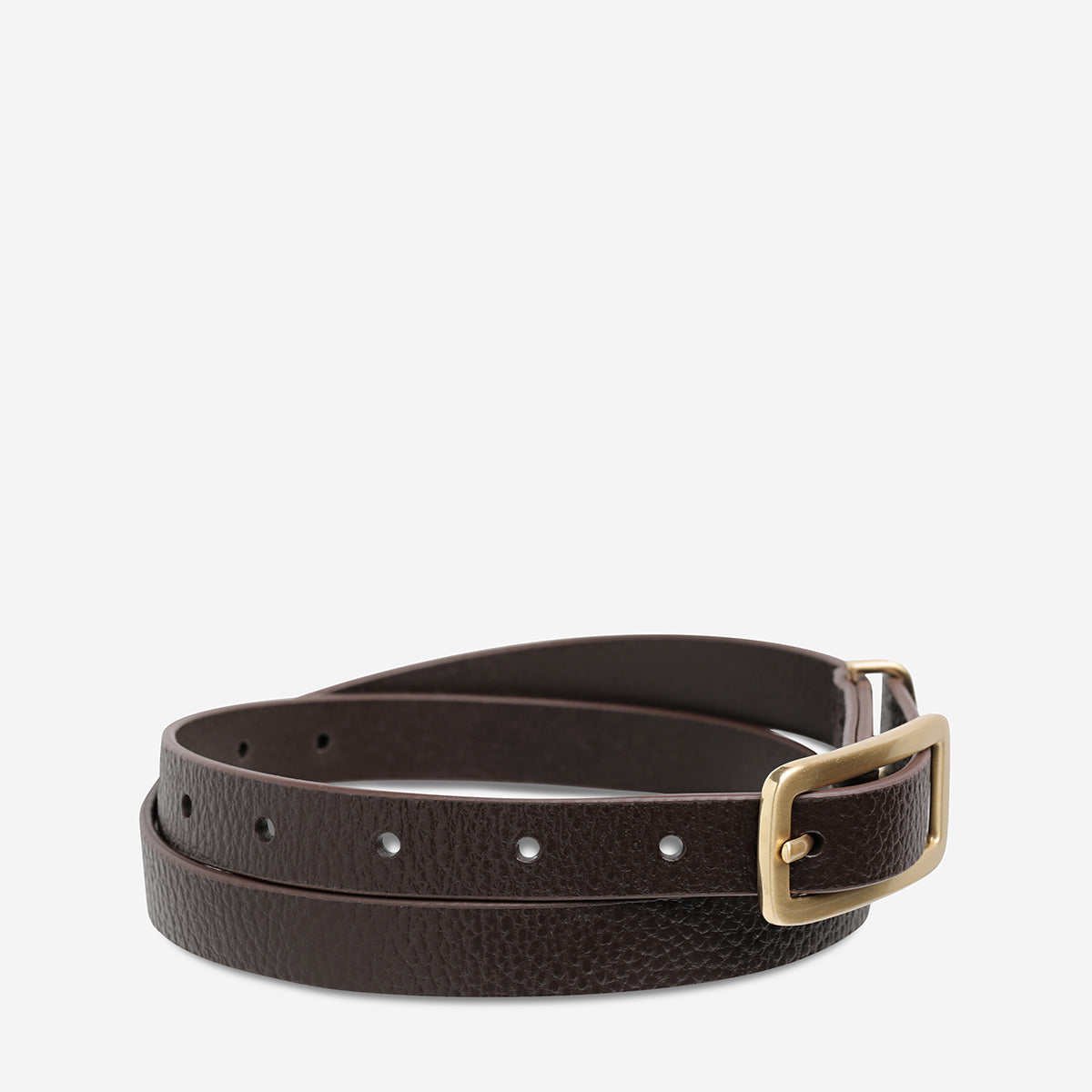 Muse Belt - Choc/Gold