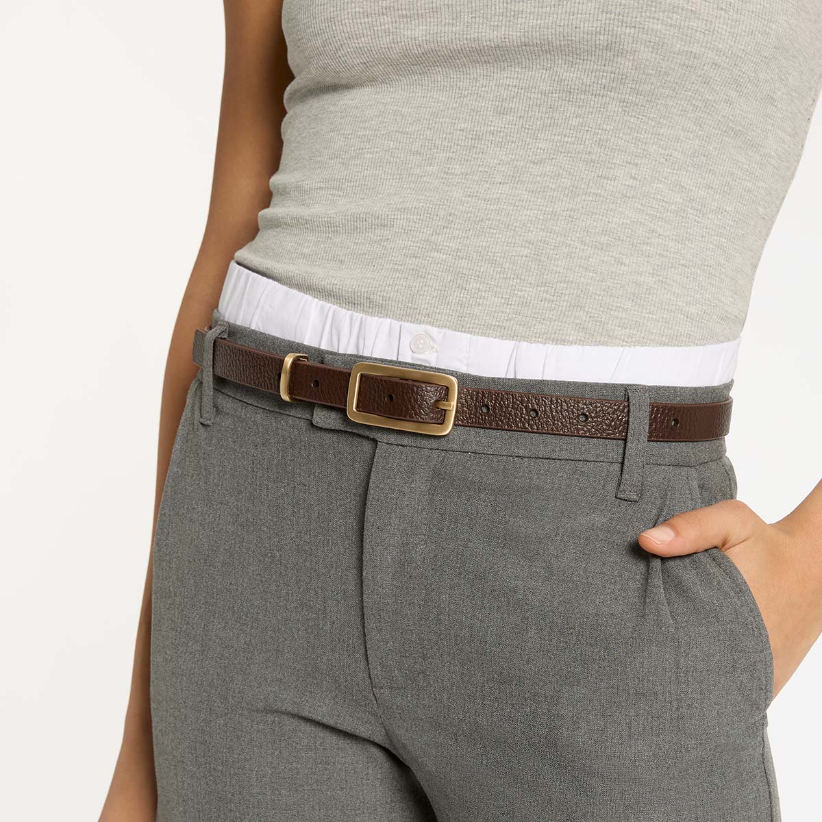 Muse Belt - Choc/Gold