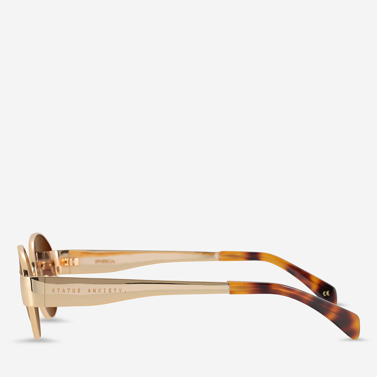 Spherical Sunglasses - Gold
