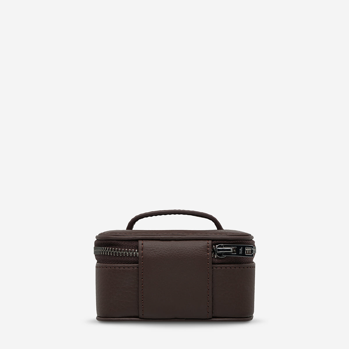 Status Anxiety Heartbreaker Jewellery Case in Cocoa, back view