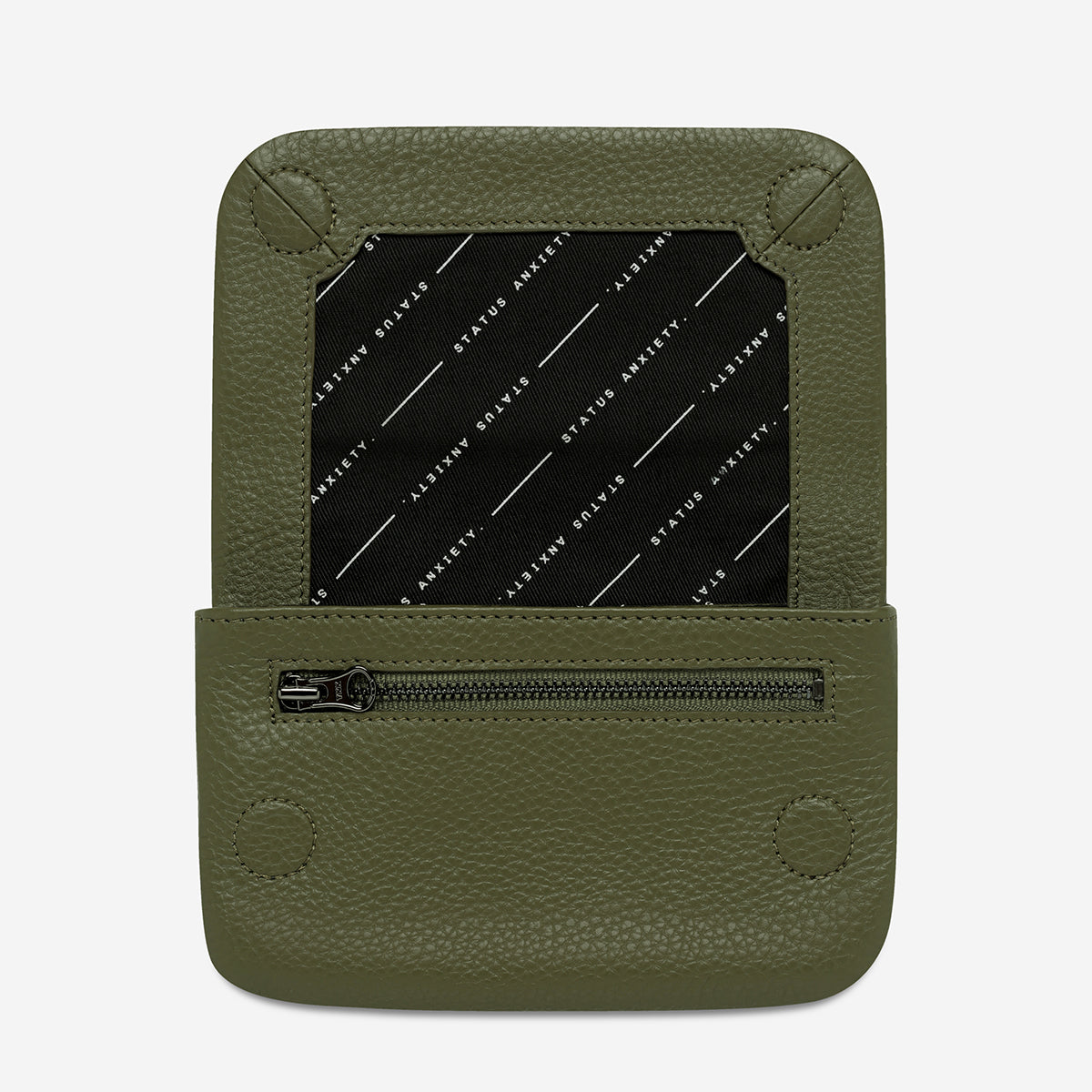 Impermanent Wallet - Khaki - open flat