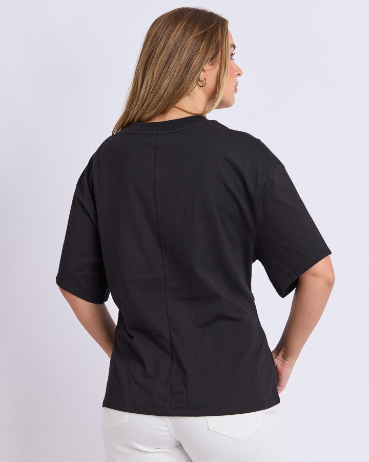 Tied Tee - Black