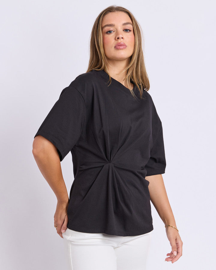 Tied Tee - Black