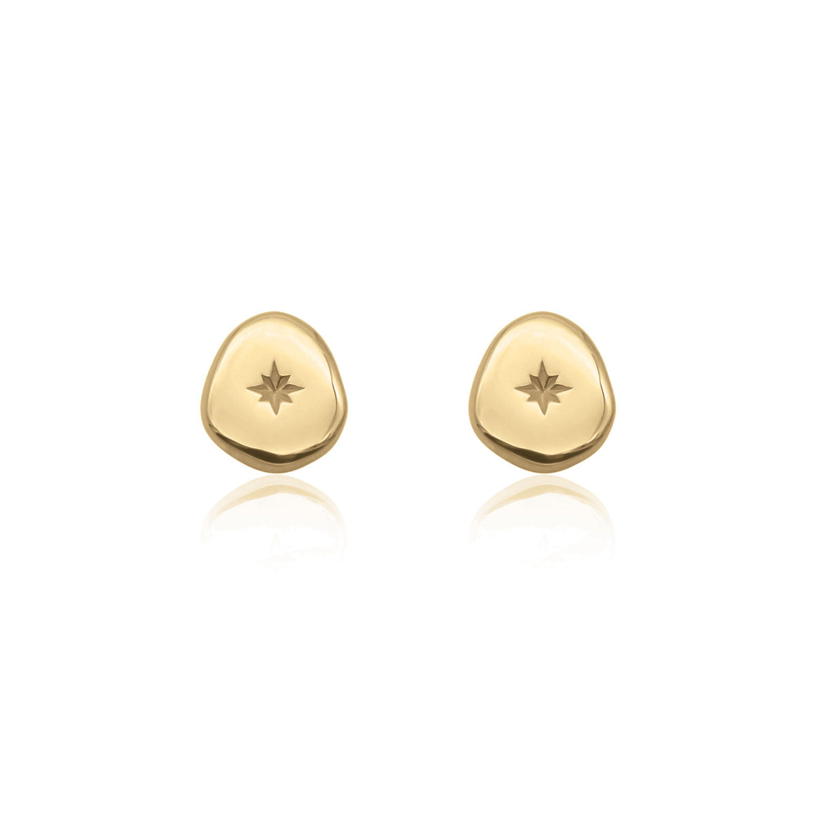 Vega Stud Earrings - Gold
