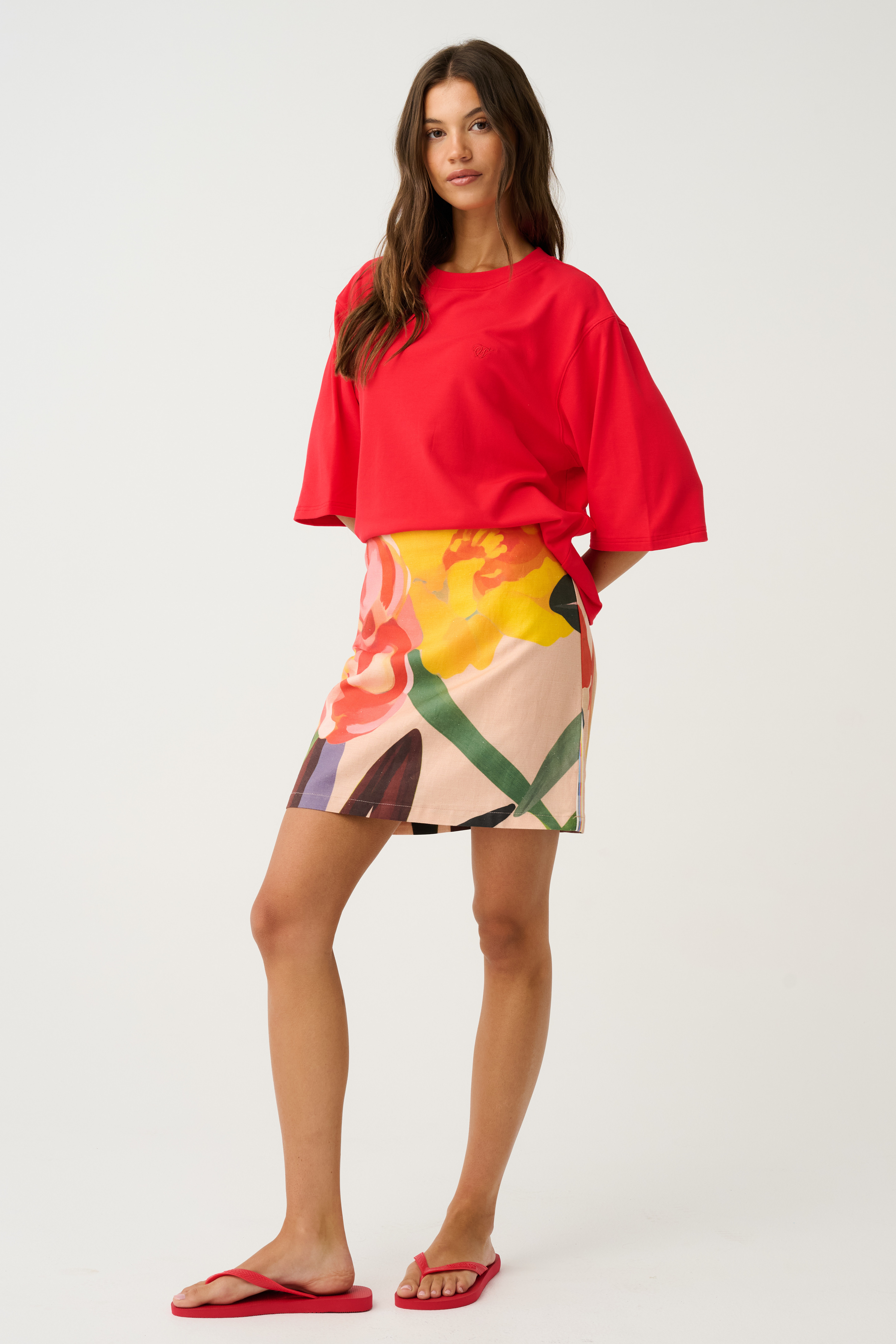 Isla Mini Skirt - Tropical