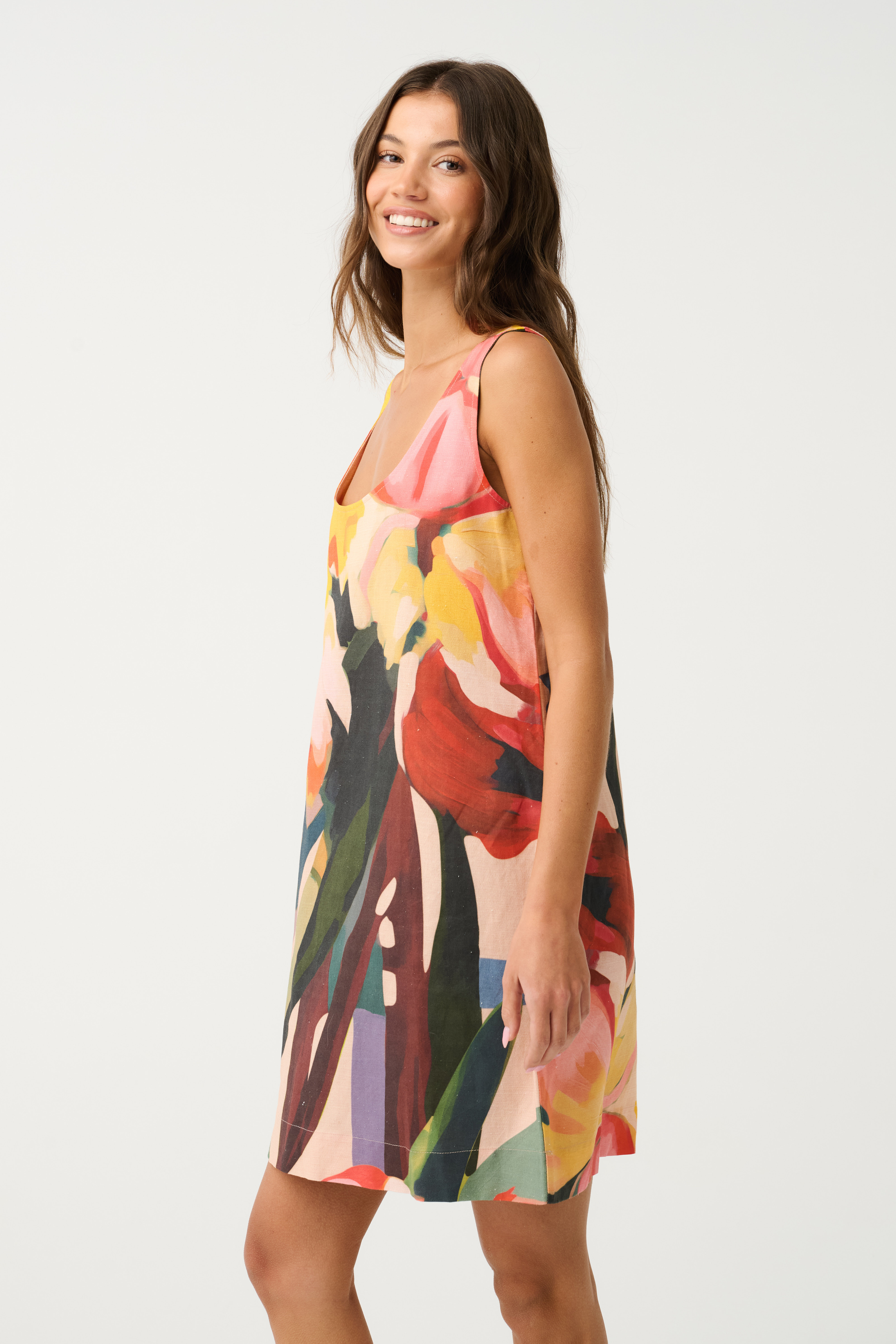Isla Mini Dress - Tropical
