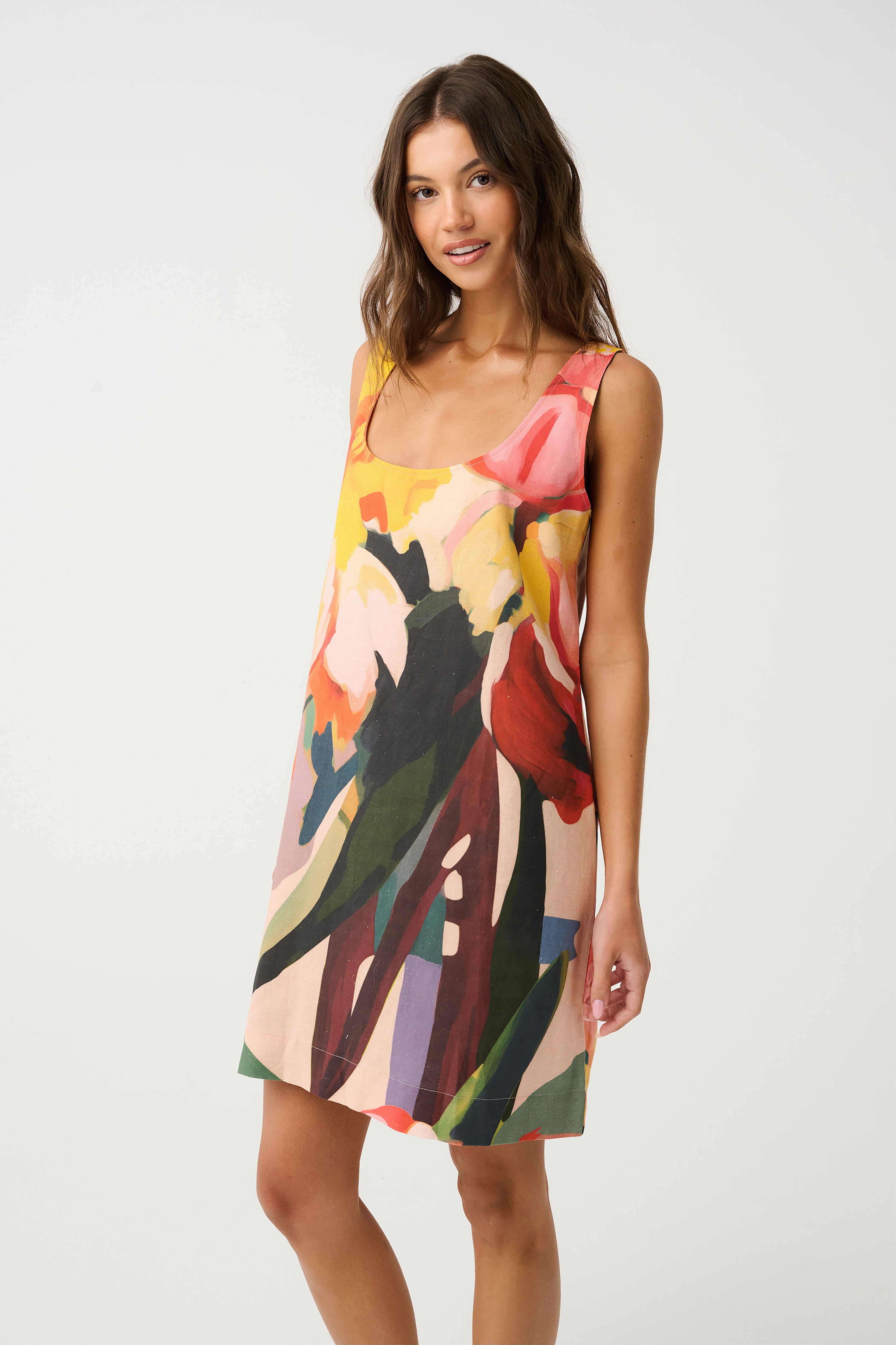 Isla Mini Dress - Tropical
