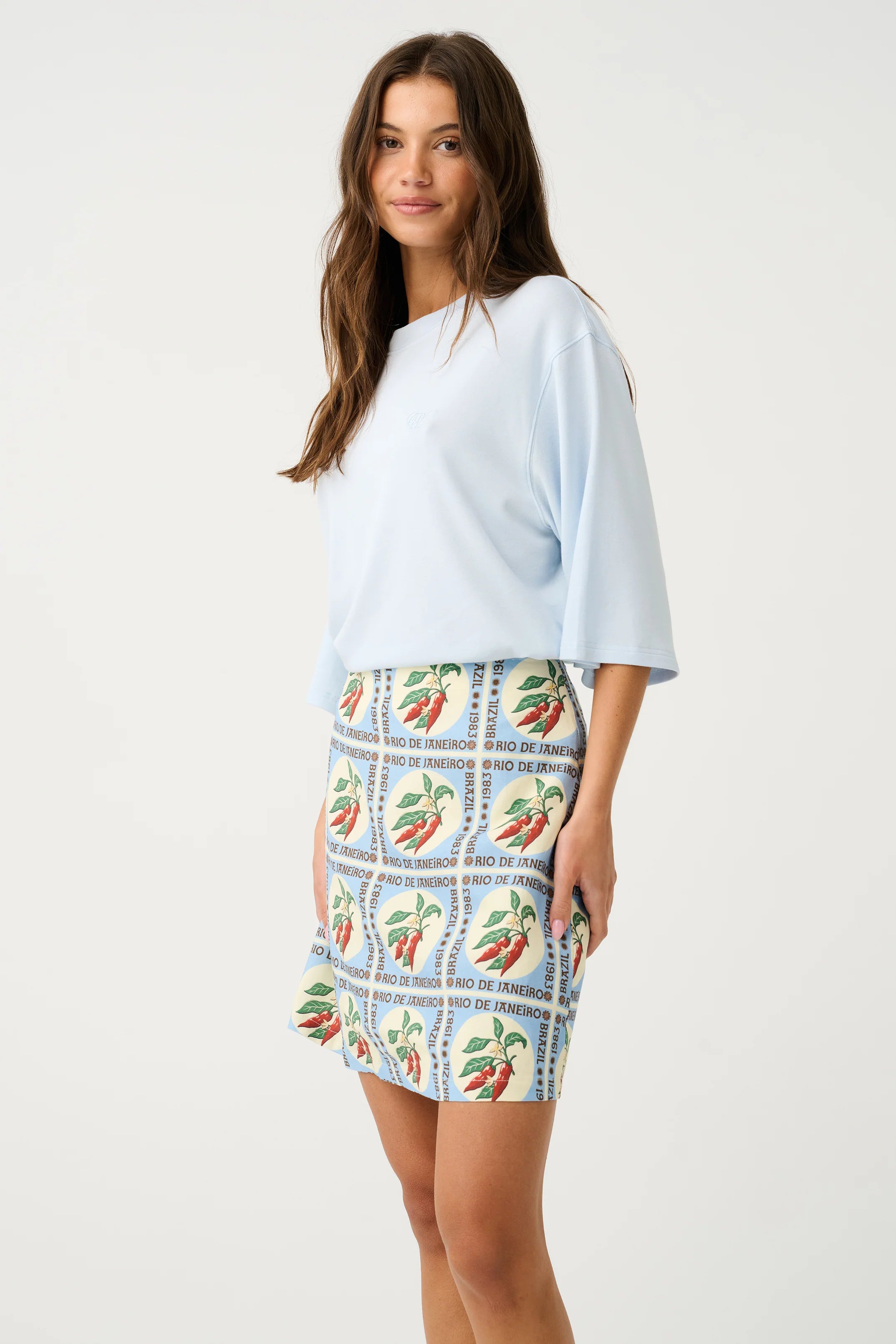 Zyla Mini Skirt - Chilli