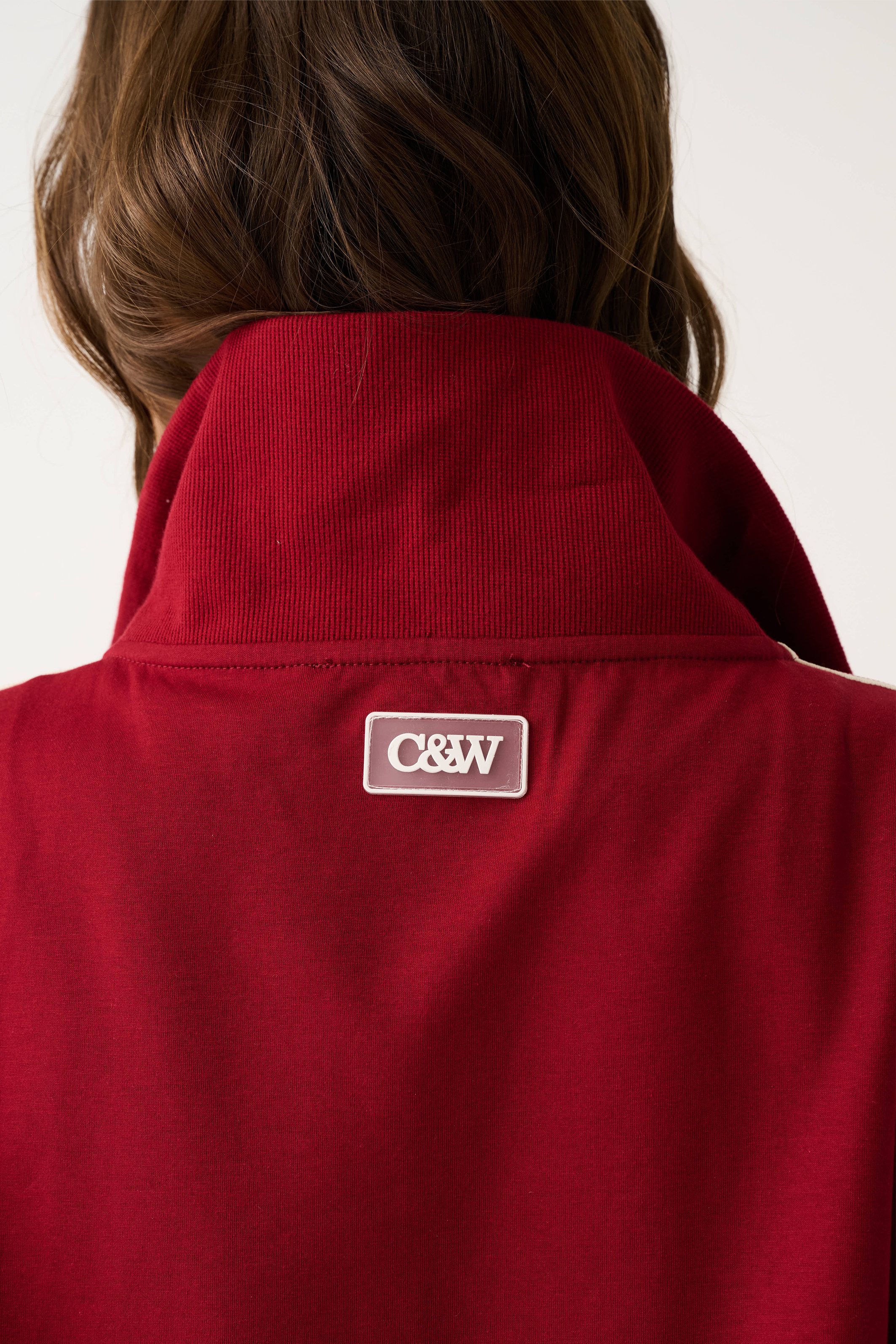 Corey Zip Through Sweater - Mulberry