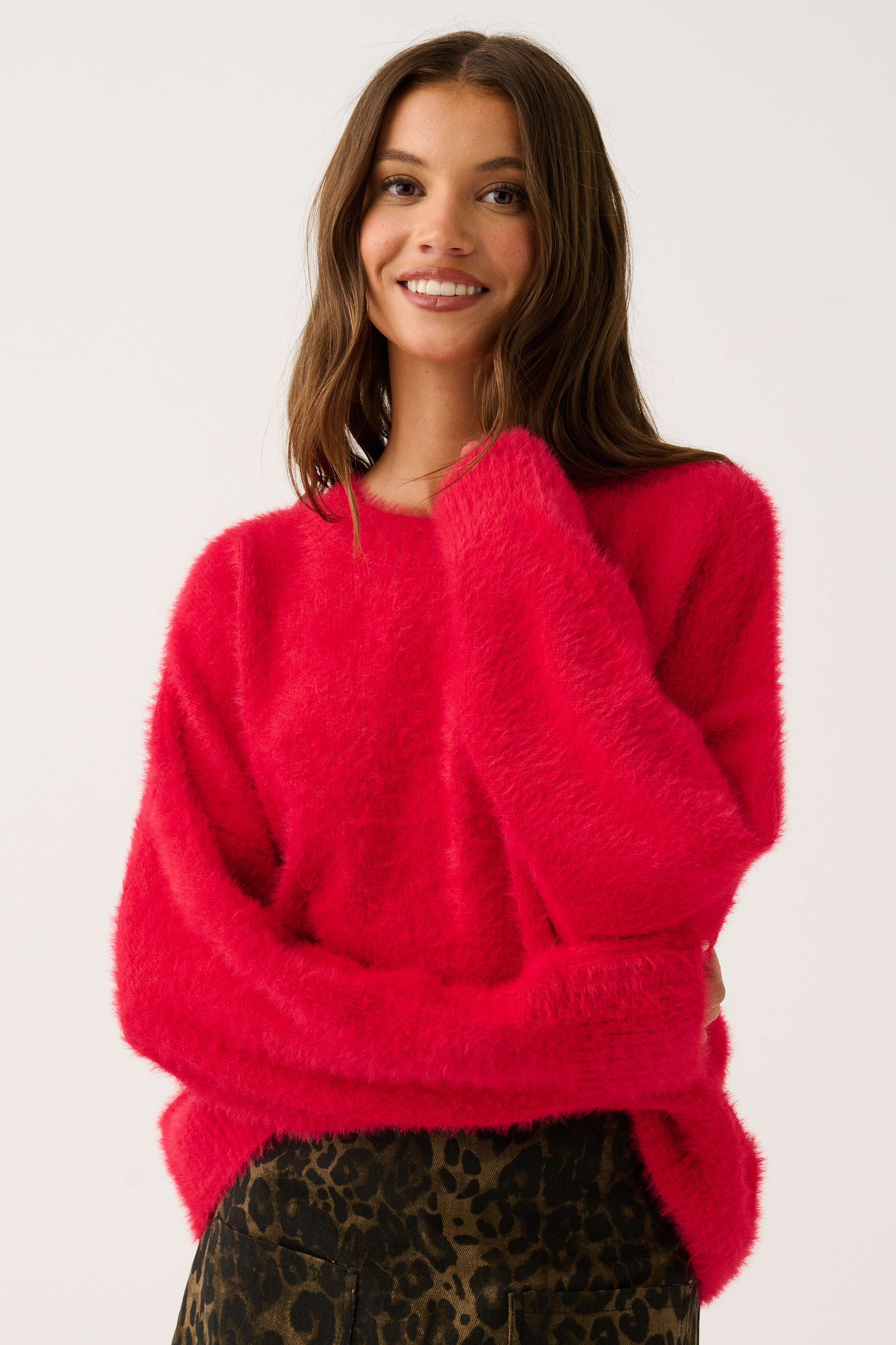 Ayla Sweater - Scarlet