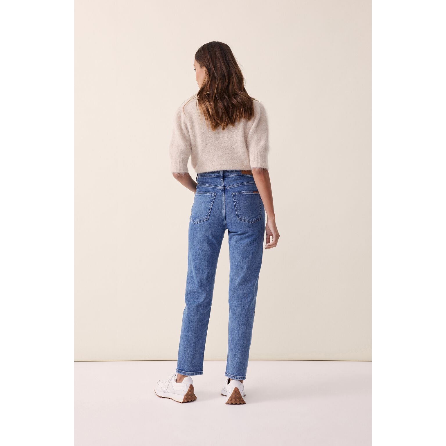 Straight Jean In Organic Cotton - Indigo Blue