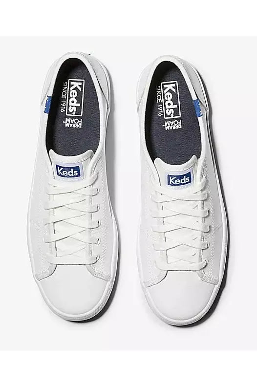 Keds kickstart 2025 leather white