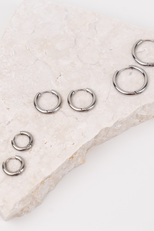 Everyday Hoops - Silver - The Sorella Store