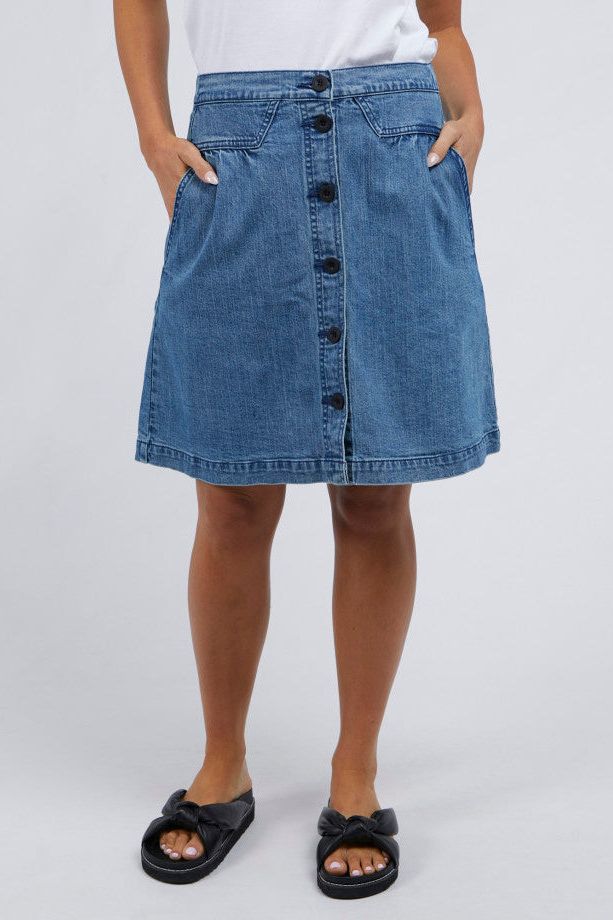 Amanda Skirt - Light Blue - The Sorella Store