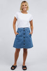 Amanda Skirt - Light Blue - The Sorella Store