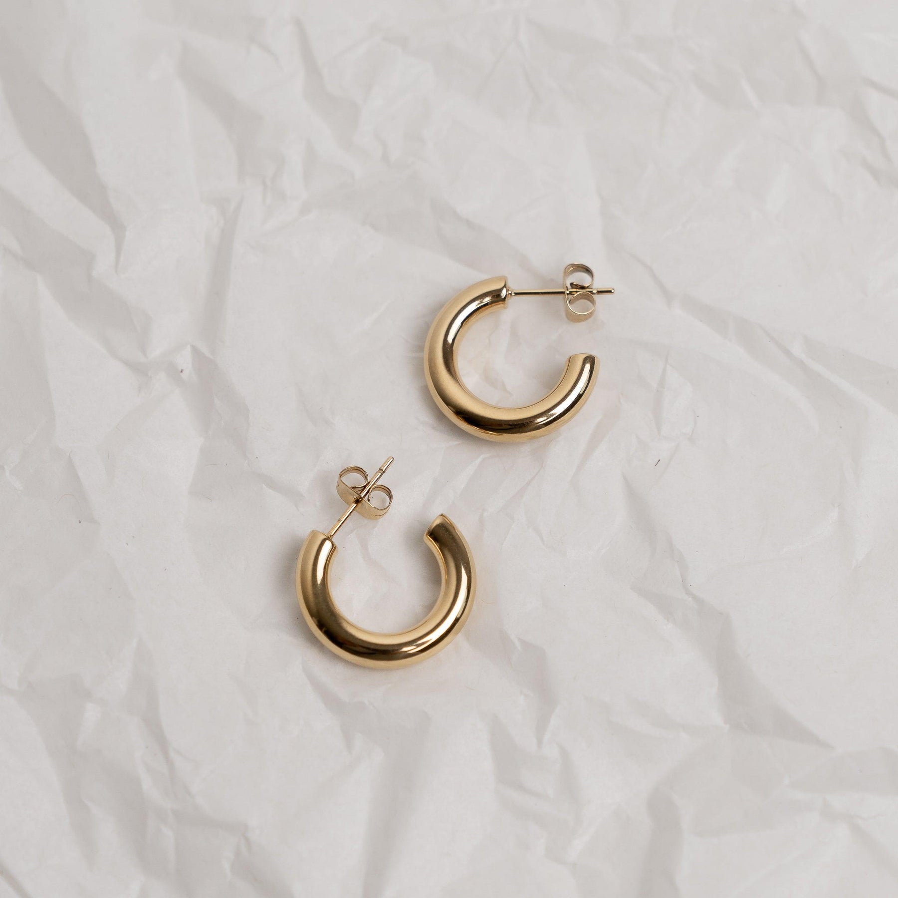 LA MUSA - Thick Hoop Earrings - The Sorella Store