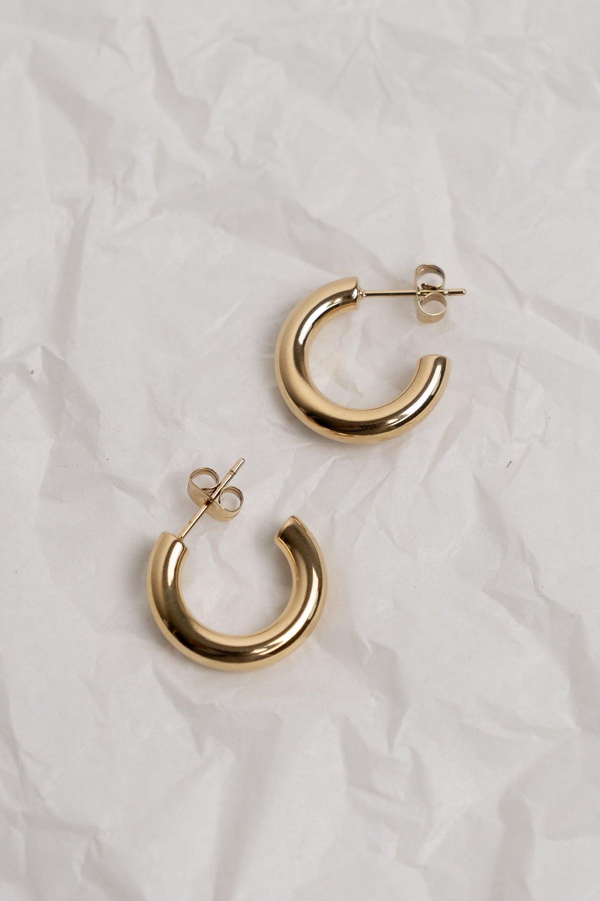 LA MUSA - Thick Hoop Earrings - The Sorella Store