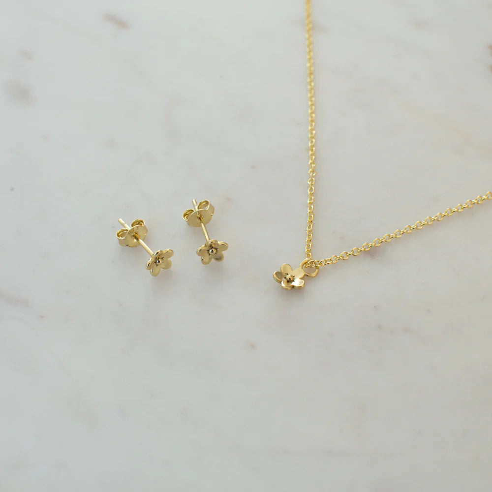 Daisy Day Necklace - Gold - The Sorella Store