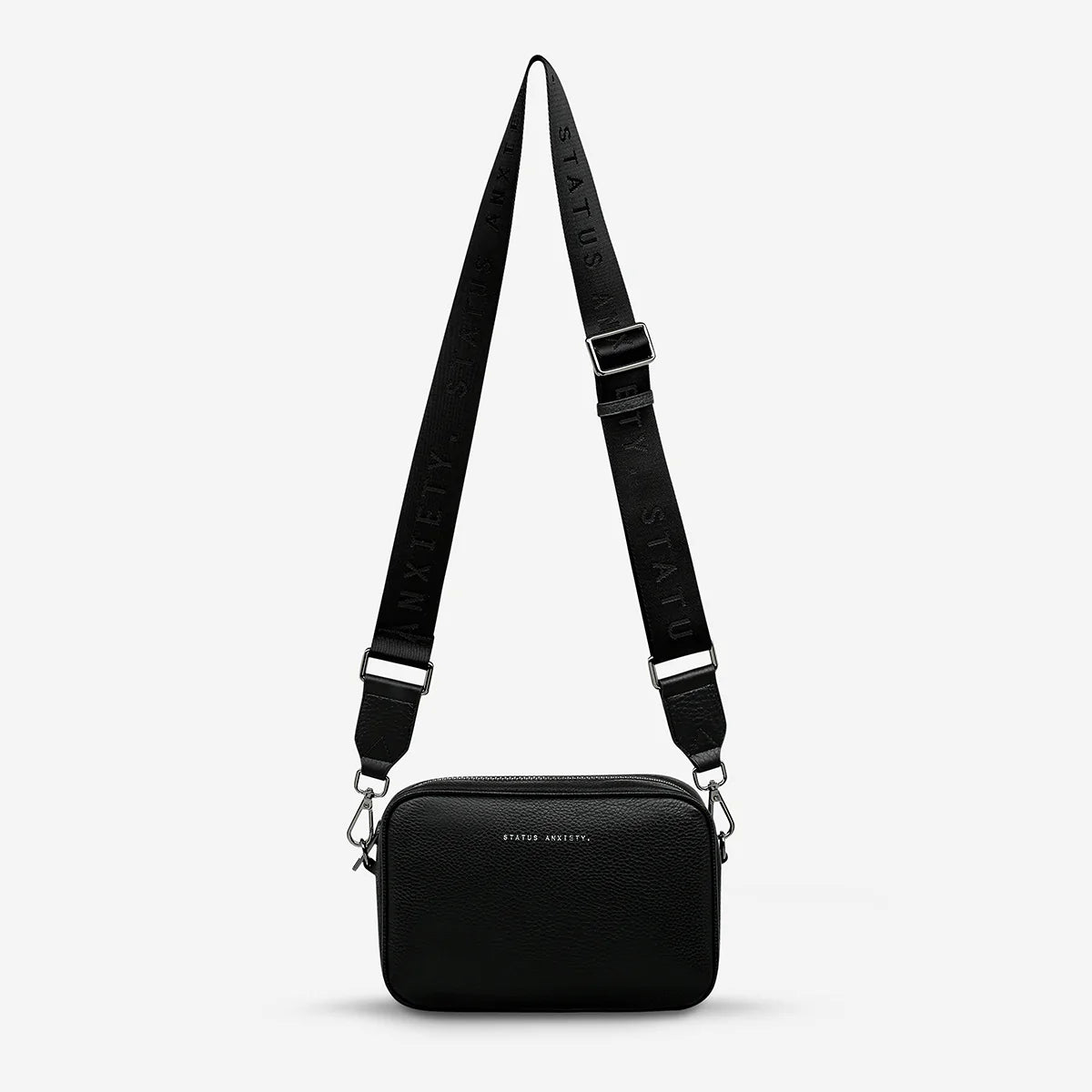 Plunder with webbed strap - Black - The Sorella Store